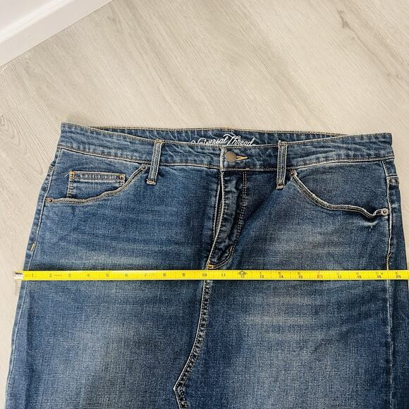 Universal Thread Jean Skirt XL- No Tag - Picture 5 of 7